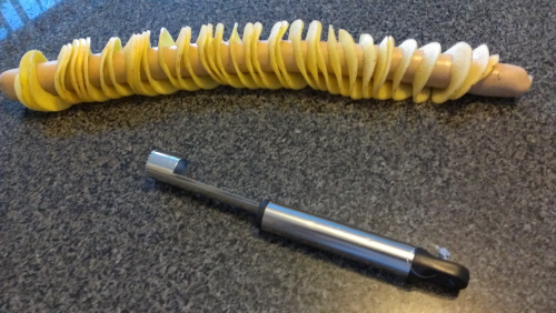 Spiralkartoffelwürstchen Ausstecher, Ø 20 mm, 100 mm lang